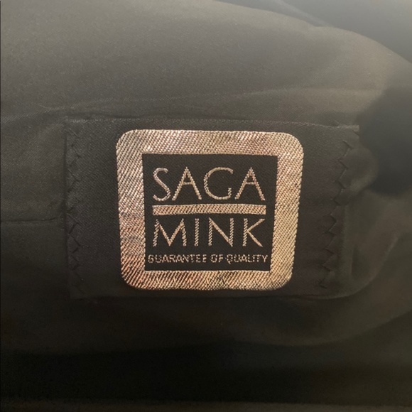 VINTAGE  SAGA ‘Genuine’ Vison (Mink) Long Fur Coat - Picture 4 of 6